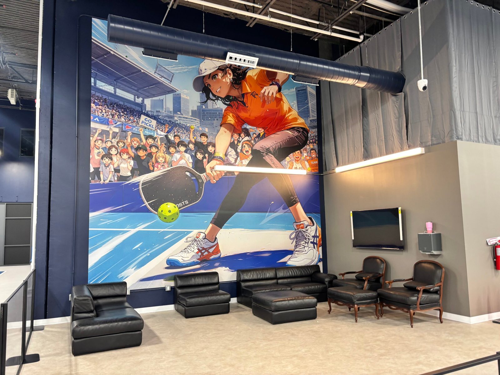 Color Chameleon interior wall graphics installation